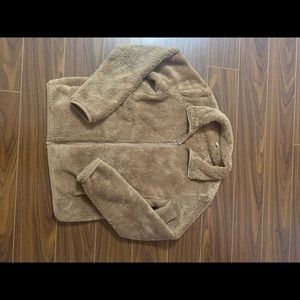 Brown Sherpa Sweater